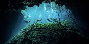 PADI Advanced Open Water course at a cenote near Playa del Carmen